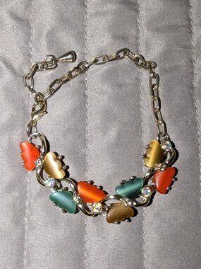 $2 with Bundle ~ Multicolor Cabochon Bracelet 6469